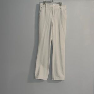 Cream boot cut slacks